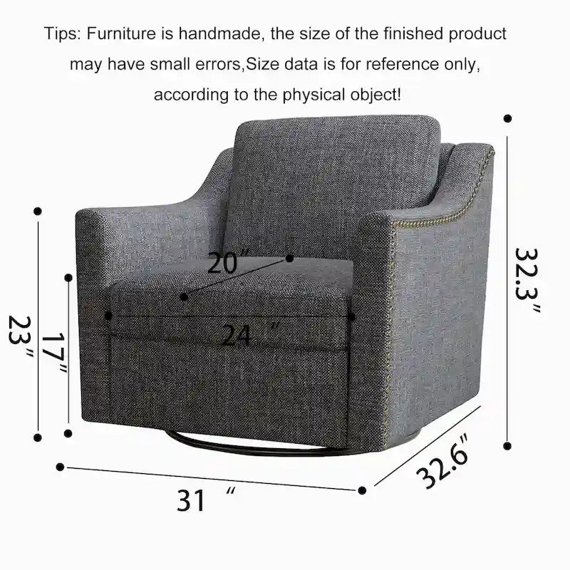 Fauteuil pivotant à 360 degrés