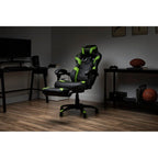 Chaise de jeu RESPAWN 110 Pro - Chaise de jeu avec repose-pieds, chaise de bureau ergonomique