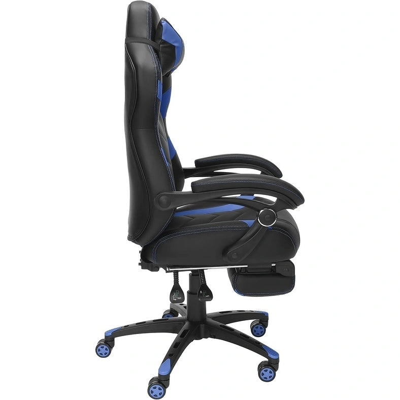 Chaise de jeu RESPAWN 110 Pro - Chaise de jeu avec repose-pieds, chaise de bureau ergonomique