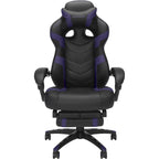 Chaise de jeu RESPAWN 110 Pro - Chaise de jeu avec repose-pieds, chaise de bureau ergonomique