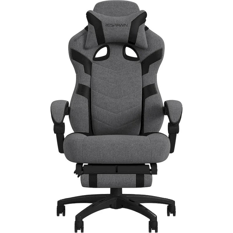 Chaise de jeu RESPAWN 110 Pro - Chaise de jeu avec repose-pieds, chaise de bureau ergonomique