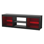 Meuble TV Console Moderne 66" avec LED RGB pour TV jusqu'à 75"