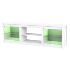 Meuble TV Console Moderne 66" avec LED RGB pour TV jusqu'à 75"
