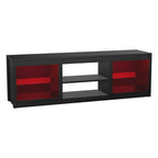 Meuble TV Console Moderne 66" avec LED RGB pour TV jusqu'à 75"