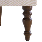 Fauteuil d'appoint avec pieds tournés, lot de 2, bleu/beige/gris