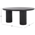 Table basse ronde Mork à 3 pieds SAFAVIEH Home - 40Lx40Px18H