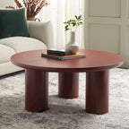 Table basse ronde Mork à 3 pieds SAFAVIEH Home - 40Lx40Px18H