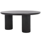 Table basse ronde Mork à 3 pieds SAFAVIEH Home - 40Lx40Px18H