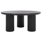 Table basse ronde Mork à 3 pieds SAFAVIEH Home - 40Lx40Px18H