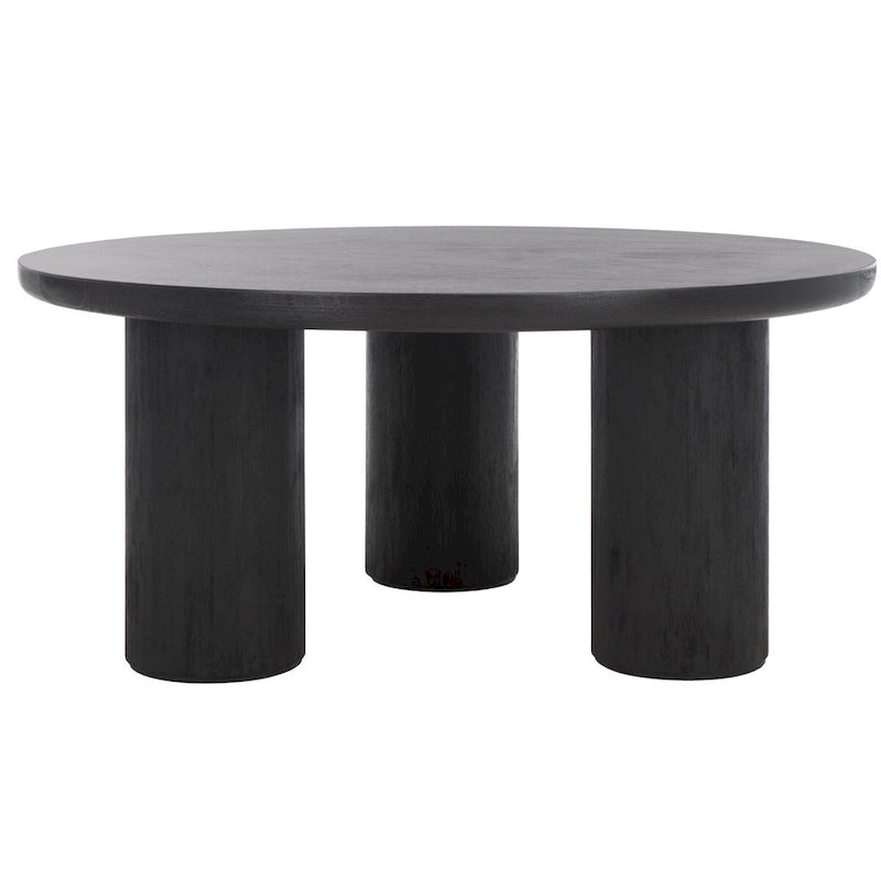 Table basse ronde Mork à 3 pieds SAFAVIEH Home - 40Lx40Px18H