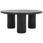 Table basse ronde Mork à 3 pieds SAFAVIEH Home - 40Lx40Px18H