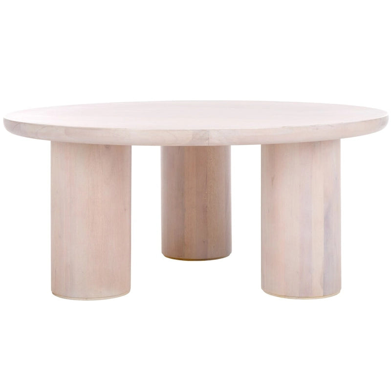 Table basse ronde Mork à 3 pieds SAFAVIEH Home - 40Lx40Px18H