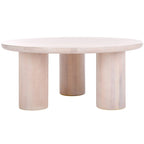 Table basse ronde Mork à 3 pieds SAFAVIEH Home - 40Lx40Px18H