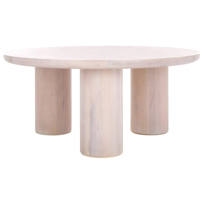 Table basse ronde Mork à 3 pieds SAFAVIEH Home - 40Lx40Px18H