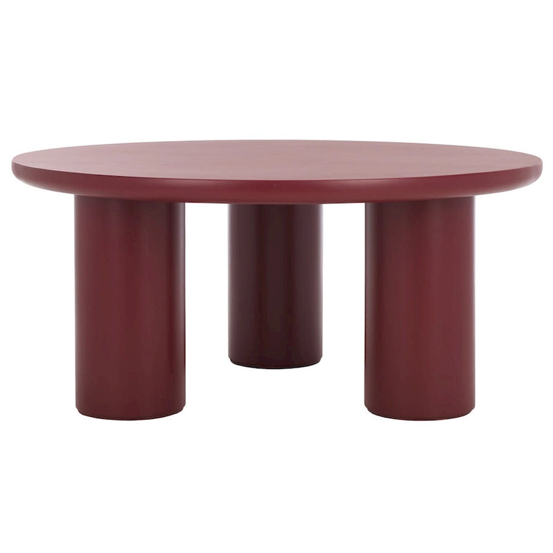 Table basse ronde Mork à 3 pieds SAFAVIEH Home - 40Lx40Px18H