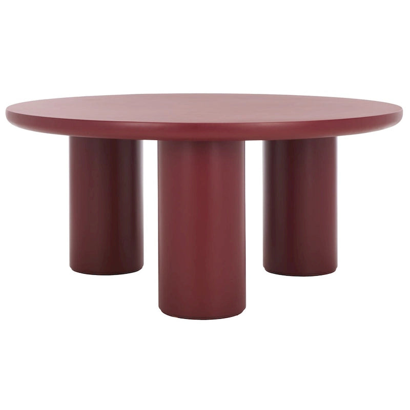 Table basse ronde Mork à 3 pieds SAFAVIEH Home - 40Lx40Px18H